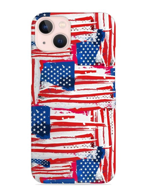 Usa Flag Seamless Snap Case for Apple Iphone 14