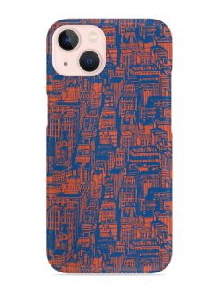 Hand Drawn Seamless Snap Case for Apple Iphone 14