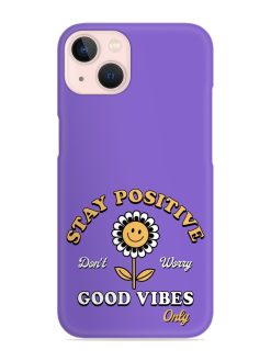 Retro Positive Flower Snap Case for Apple Iphone 14
