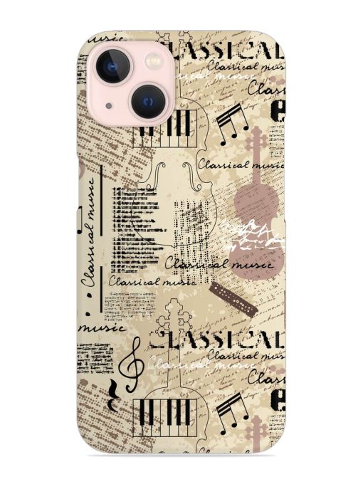 Classical Music Lpattern Snap Case for Apple Iphone 14