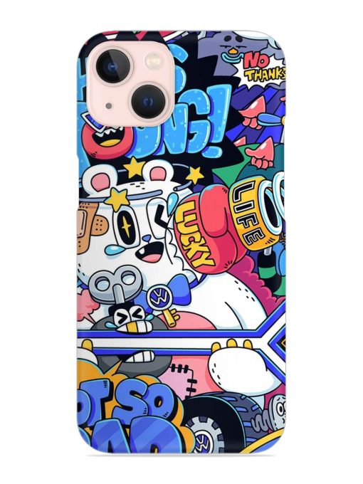 Universal Doodle Snap Case for Apple Iphone 14