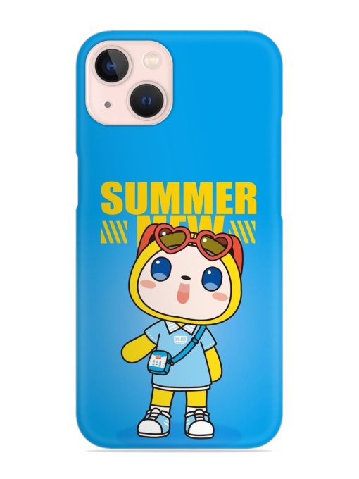 Summer Mew Cartoon Snap Case for Apple Iphone 14