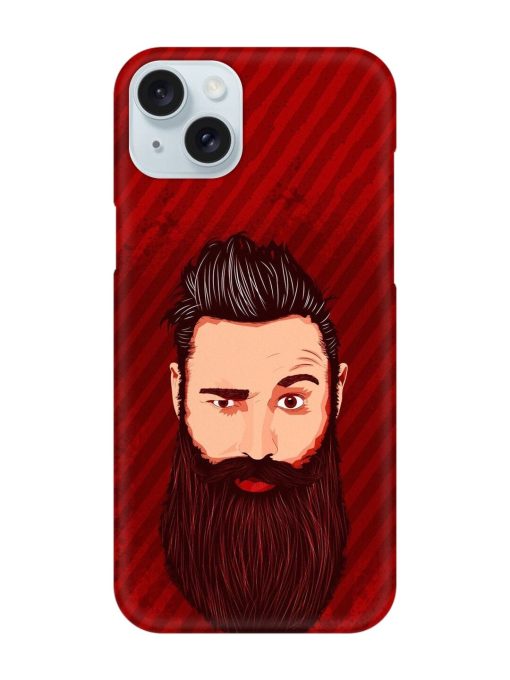 Beardo Man Snap Case for Apple Iphone 15 Plus Edge Zapvi