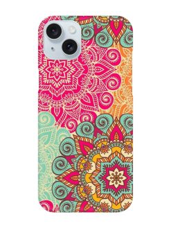 Mandala Seamless Snap Case for Apple Iphone 15 Plus