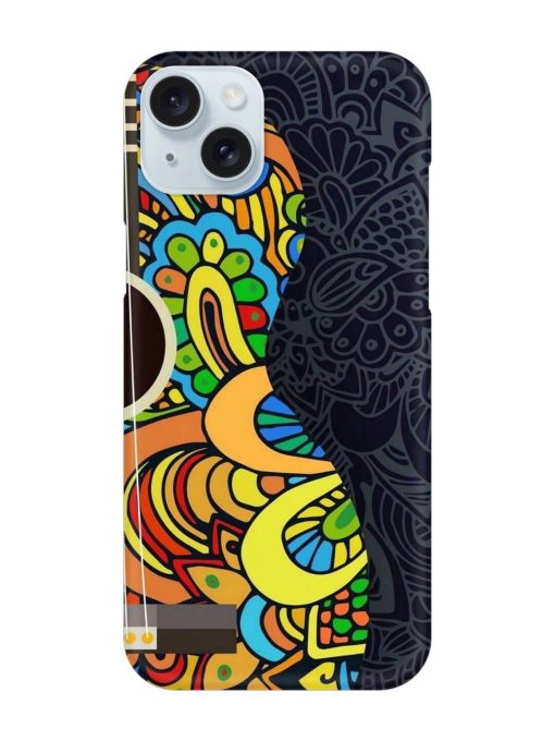 Guitar Vector Art Snap Case for Apple Iphone 15 Plus Edge Zapvi