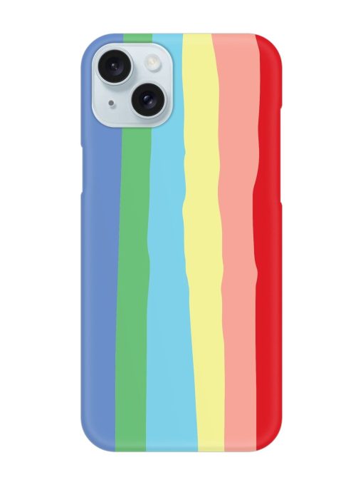 Rainbow Premium Shade Snap Case for Apple Iphone 15 Plus Edge Zapvi