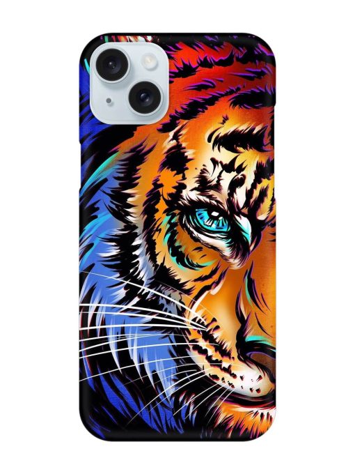 Colorful Lion Art Snap Case for Apple Iphone 15 Plus