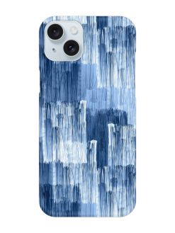 Abstract Pattern Stripes Snap Case for Apple Iphone 15 Plus