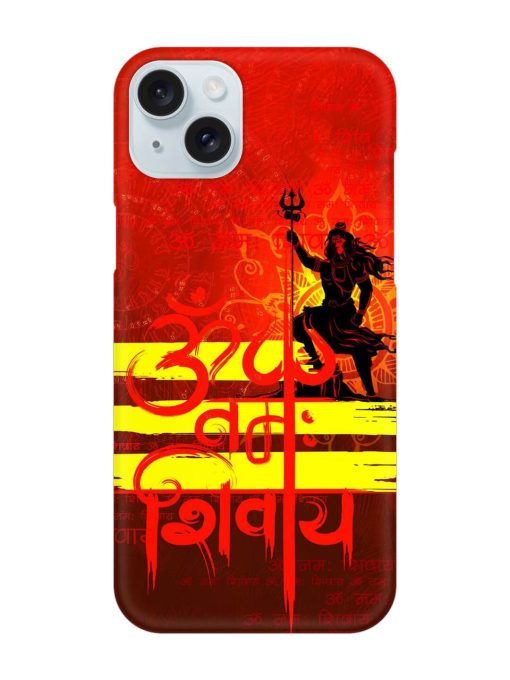 Illustration Lord Shiva Snap Case for Apple Iphone 15 Plus