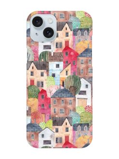 Abstract Seamless Pattern Snap Case for Apple Iphone 15 Plus