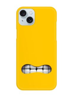 Mouth Character On Snap Case for Apple Iphone 15 Plus