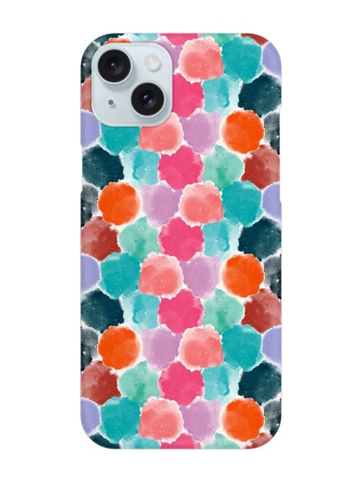 Colorful Seamless Pattern Snap Case for Apple Iphone 15 Plus