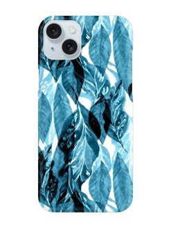 Leaves Pattern Jungle Snap Case for Apple Iphone 15 Plus