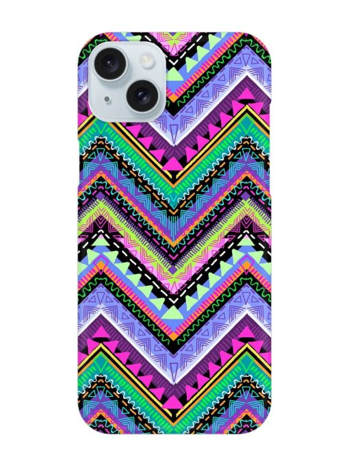 Tribal Aztec Print Snap Case for Apple Iphone 15 Plus