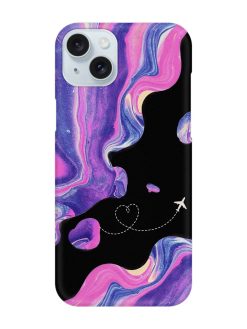 Glitter Art Snap Case for Apple Iphone 15 Plus