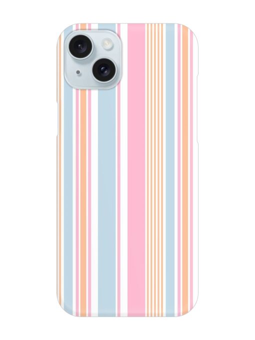 Stripe Seamless Pattern Snap Case for Apple Iphone 15 Plus