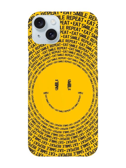 Smiley Snap Case for Apple Iphone 15 Plus Edge Zapvi