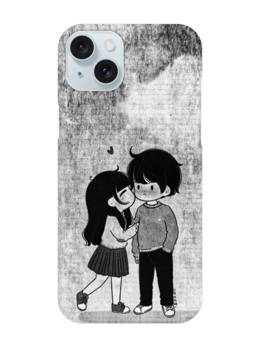 Couple Love Highlights Snap Case for Apple Iphone 15 Plus Edge Zapvi