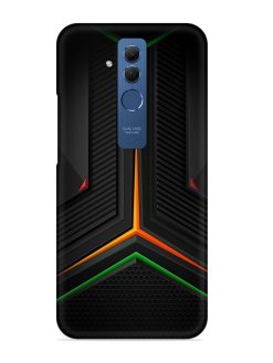 Orange Triangle Light Snap Case for Honor Mate 20 Lite