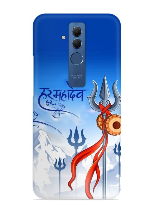 Har Har Mahadev Trishul Snap Case for Honor Mate 20 Lite Edge Zapvi