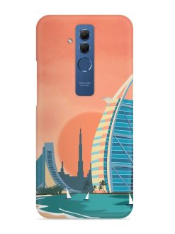Dubai Architectural Scenery Snap Case for Honor Mate 20 Lite