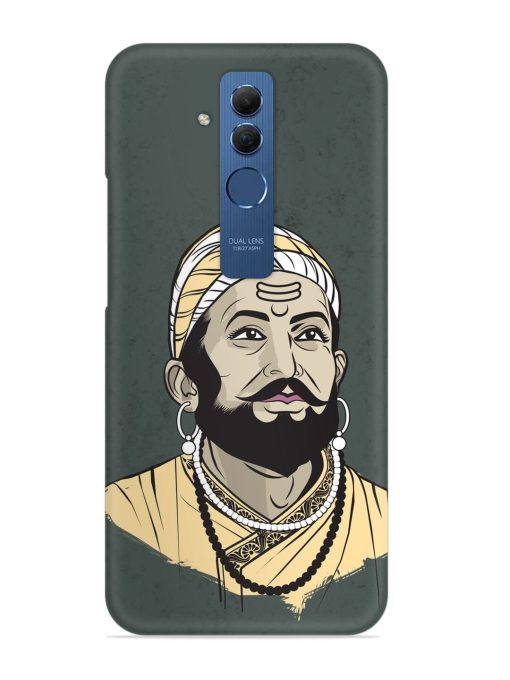 Shivaji Maharaj Vector Art Snap Case for Honor Mate 20 Lite