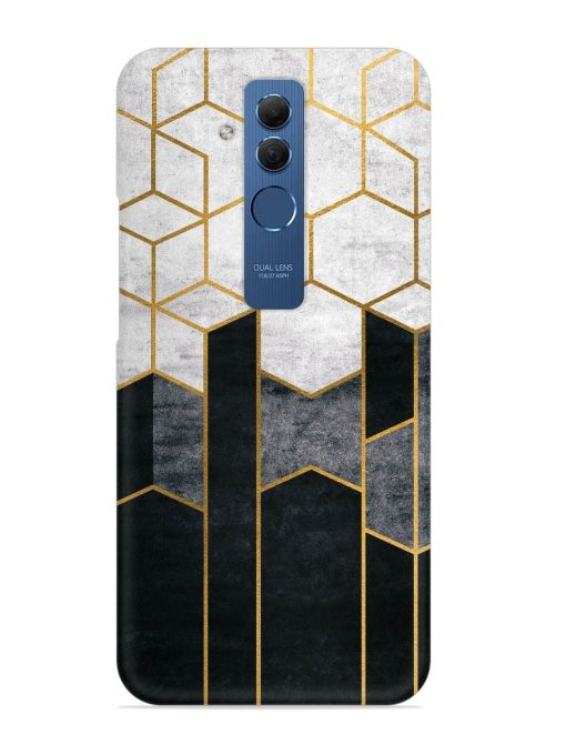 Cube Marble Art Snap Case for Honor Mate 20 Lite Edge Zapvi