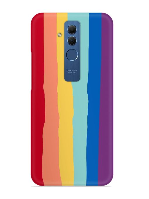 Rainbow Genuine Liquid Snap Case for Honor Mate 20 Lite