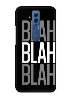 Blah Blah Blah Wallpaper Snap Case for Honor Mate 20 Lite