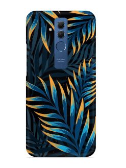 Abstract Leaf Art Snap Case for Honor Mate 20 Lite