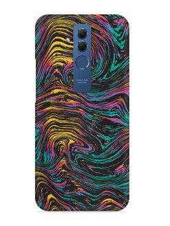 Abstract Liquid Colors Snap Case for Honor Mate 20 Lite