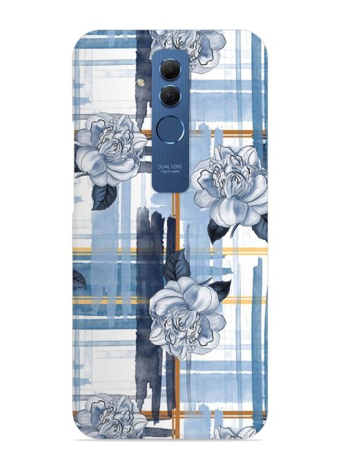 Watercolor Pattern Rose Snap Case for Honor Mate 20 Lite Edge Zapvi