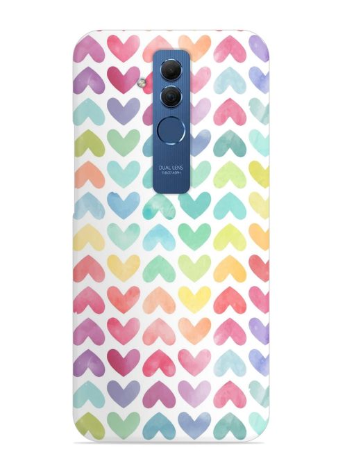 Seamless Colorful Watercolor Snap Case for Honor Mate 20 Lite