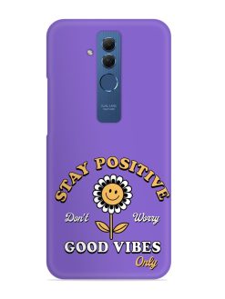 Retro Positive Flower Snap Case for Honor Mate 20 Lite