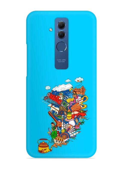 Vector Design Indian Snap Case for Honor Mate 20 Lite Edge Zapvi