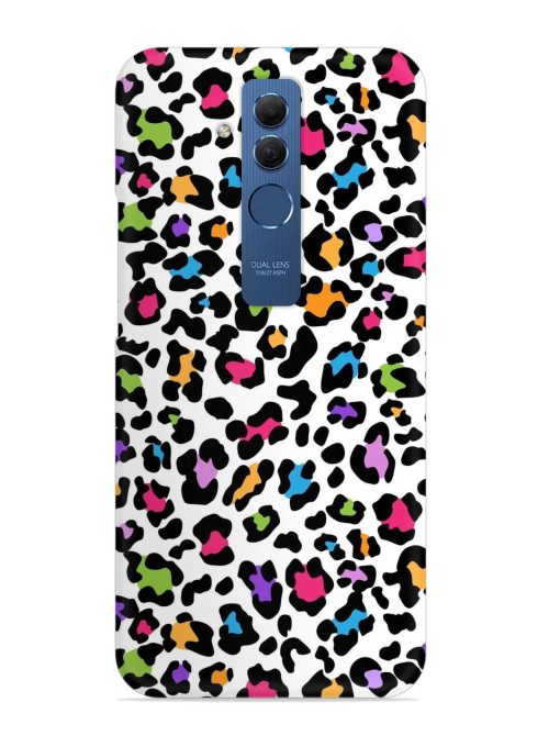 Seamless Leopard Pattern Snap Case for Honor Mate 20 Lite