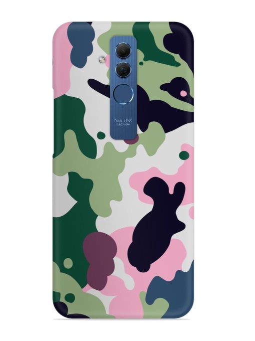 Seamless Funky Camouflage Snap Case for Honor Mate 20 Lite