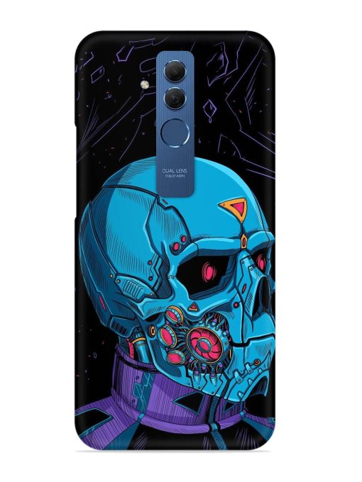 Skull Robo Vector Snap Case for Honor Mate 20 Lite