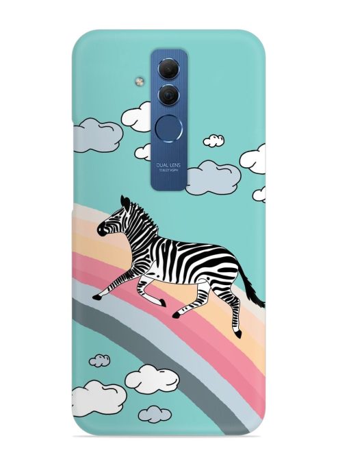 Running Zebra Snap Case for Honor Mate 20 Lite