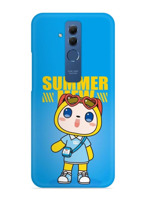 Summer Mew Cartoon Snap Case for Honor Mate 20 Lite