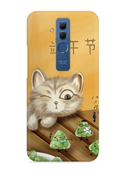 Cat Scorpion Dancing Snap Case for Honor Mate 20 Lite Edge Zapvi