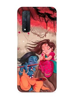 Radhe Krishna Water Art Snap Case for Realme Narzo 30 (4G)