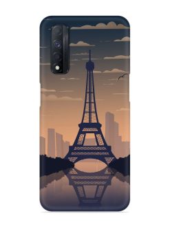 France Paris Eiffel Tower Gradient Snap Case for Realme Narzo 30 (4G)