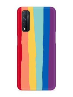 Rainbow Genuine Liquid Snap Case for Realme Narzo 30 (4G)