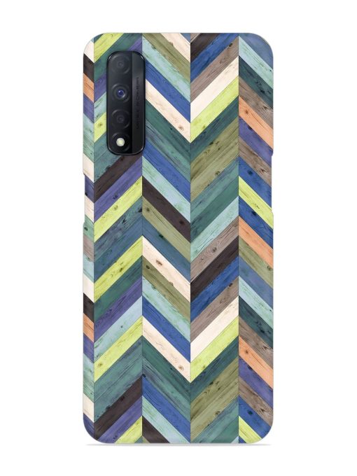 Chevron Random Color Snap Case for Realme Narzo 30 (4G) Edge Zapvi