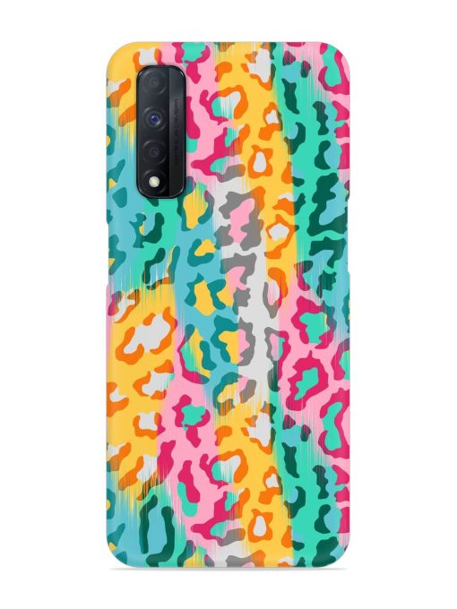 Seamless Vector Colorful Snap Case for Realme Narzo 30 (4G)