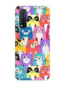 Funny Cartoon Cats Snap Case for Realme Narzo 30 (4G)