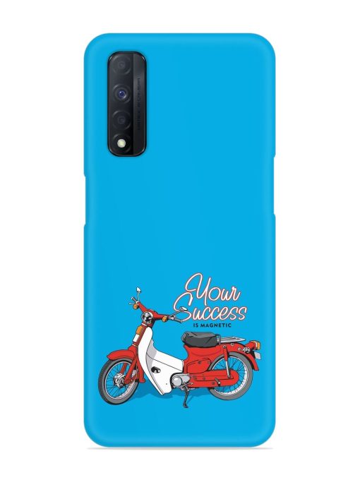 Motorcycles Image Vector Snap Case for Realme Narzo 30 (4G) Edge Zapvi