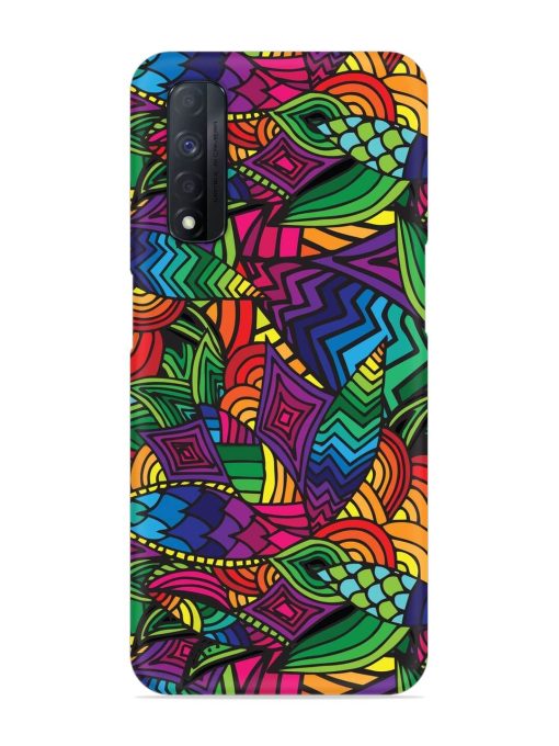 Abstract Multicolor Seamless Snap Case for Realme Narzo 30 (4G)