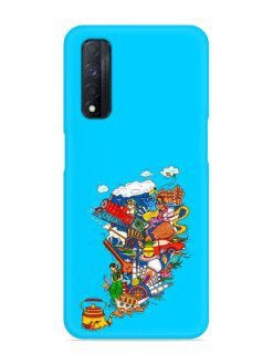 Vector Design Indian Snap Case for Realme Narzo 30 (4G)